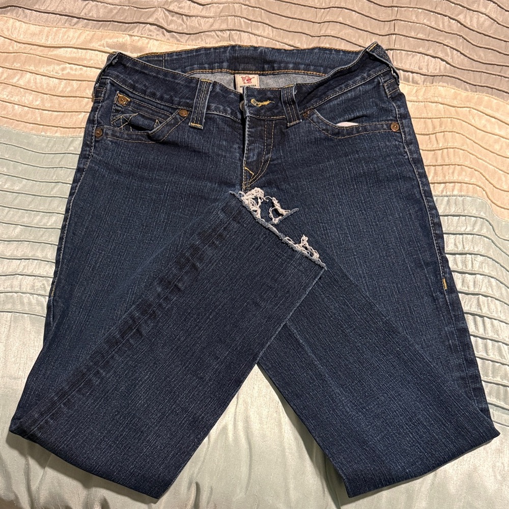 True Religion Dark Blue Skinny Jeans